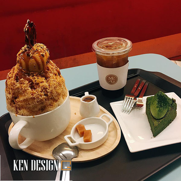 Quán cafe Hàn Quốc nổi tiếng vì món Bingsu